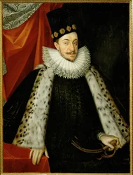 Roi Sigismond III de Pologne, fils de (peinture sur toile)