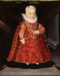 Portrait de Wladyslaw Vasa 1595-1648, fils du roi Sigismond III de Pologne, 1596