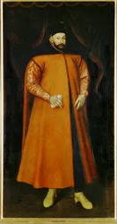 Stephan Bathory, roi de Pologne (peinture sur toile)