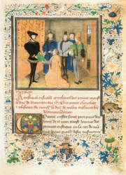 Le combat de la vertu et de la fortune, poème de Martin Le Franc commandé par Philippe Le Bon de Bourgogne (parchemin)