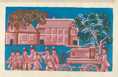 Design de boîte à chapeaux, vers 1937