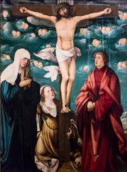 Crucifixion avec la Vierge Marie, Sainte Marie-Madeleine et Saint Jean l