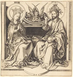 Le Christ bénissant la Vierge