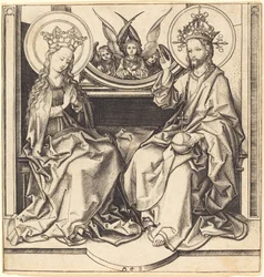 Le Christ bénissant la Vierge