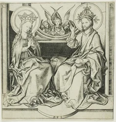 Le Christ bénissant la Vierge