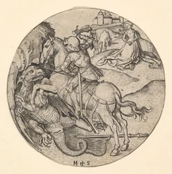 Saint Georges terrassant le dragon