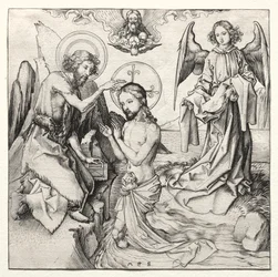 Le baptême du Christ dans le Jourdain