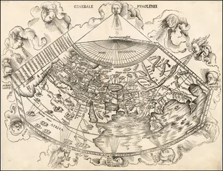 Carte du monde ptolémaïque de 1513 par Martin Waldseemüller