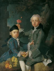 Double portrait de Leopold et Vinzenz Ruard
