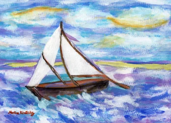 Le bateau de pêche (Hommage à Vincent van Gogh)