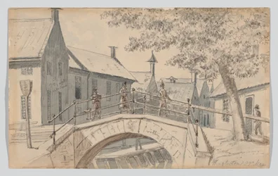 Un pont sur un canal à Winschoten