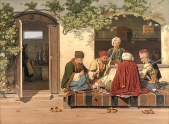 Une partie de joueurs d