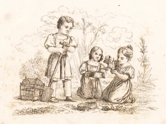 Illustration pour "Cinquante fables pour enfants" de Hey