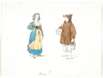 Deux études de costumes, Procida