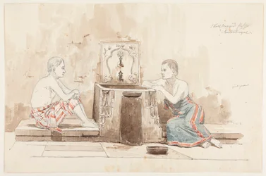 Deux hommes près d