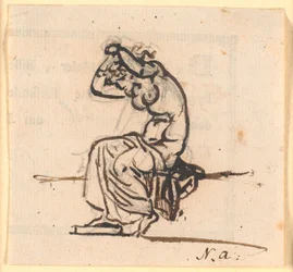 Almanach avec des notes manuscrites 1848