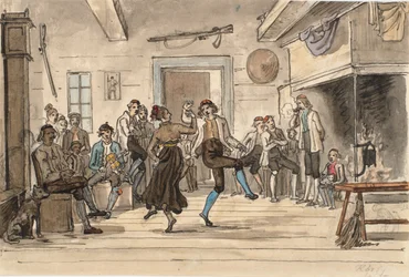 Danse dans une ferme norvégienne