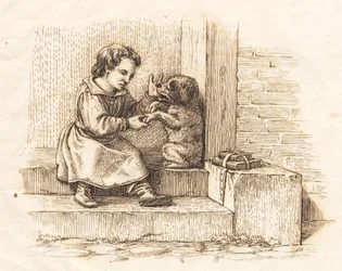 Illustration pour "Cinquante fables pour enfants" de Hey