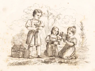 Illustration pour "Cinquante fables pour enfants" de Hey