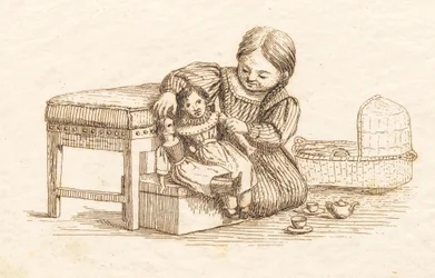 Illustration pour "Cinquante fables pour enfants" de Hey