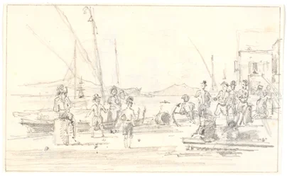 Vue du port de Palerme
