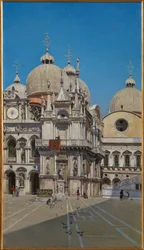 Cour du palais du Dux de Venise