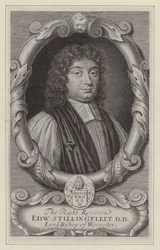 Edward Stillingfleet, évêque de Worcester (gravure)