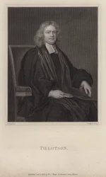 John Tillotson, archevêque de Canterbury (gravure)