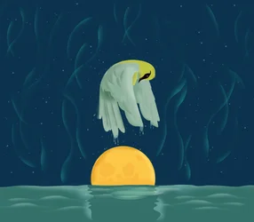 Nage nocturne, 2016 (numérique)