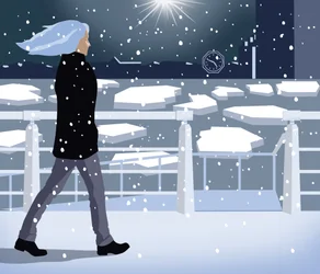 Winter River Walk, 2015 (numérique)