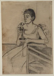 Café après le dîner (recto)