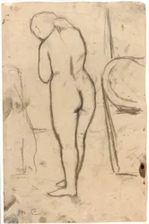Dessin pour un nu debout, vers 1879