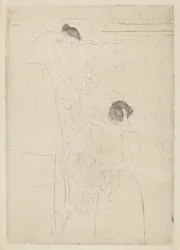 Récolte de fruits, vers 1893