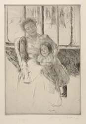 Dans la serre, vers 1901