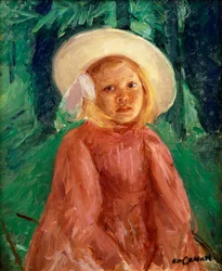 Petite fille en robe de groseille, 1912