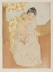 Caresse maternelle