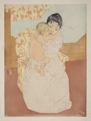 Caresse maternelle