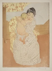 Caresse maternelle