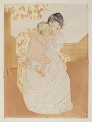 Caresse maternelle, 1890-1891