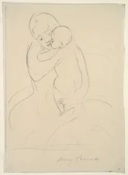 Caresse maternelle, 1921