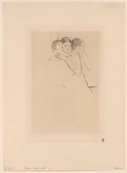 Mère Berthe tenant son enfant