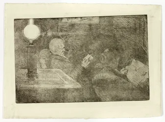 M. et Mme Cassatt lisant