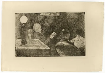 M. et Mme Cassatt Lisant