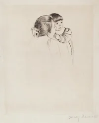 Paysanne avec enfant