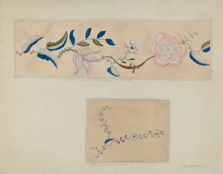Broderie - Détail de la robe d