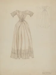 Robe de mariée, vers 1937