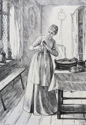 Illustration de ménagère