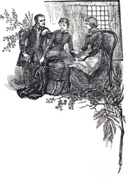 Parents avec leur fille aveugle