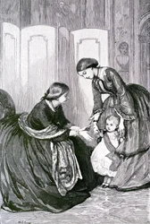 La Reine et son petit-fils le Prince Wilhelm de Prusse, c. 1880