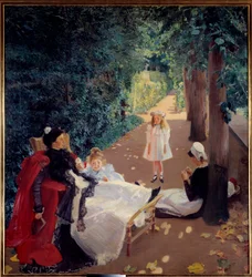 Sieste dans le parc